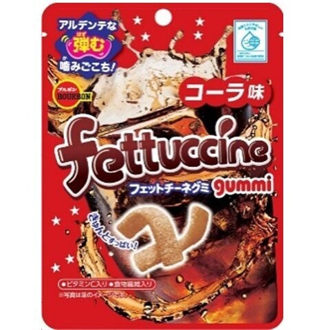 Bourbon, Fettuccine Gummy, Cola Geschmack, 50g