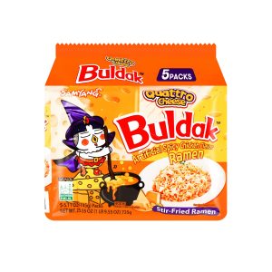 Samyang Buldak Quattro Käseramen (5 Packungen) (korea)