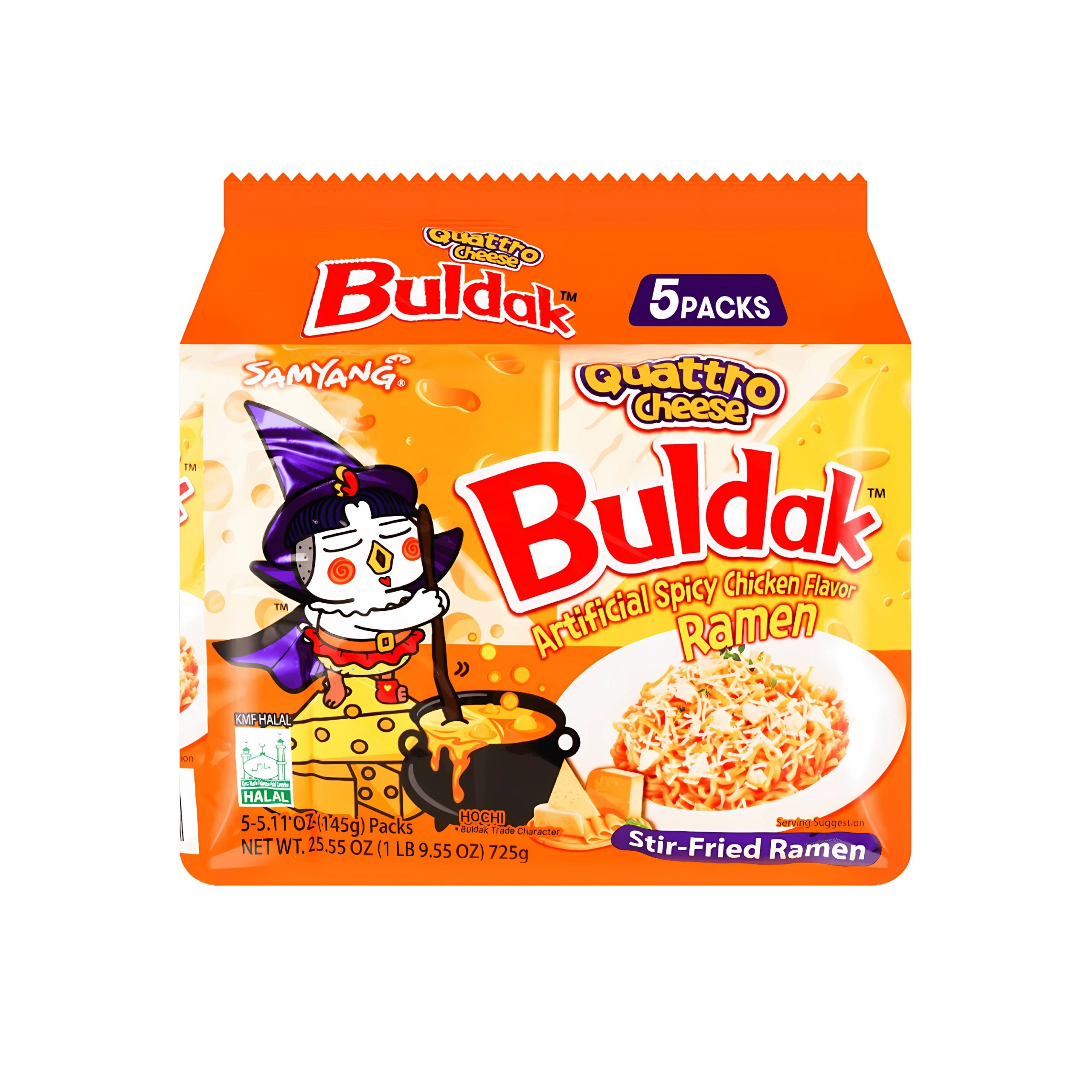 Samyang Buldak Quattro Käse Ramen (5 Packungen) (Korea)