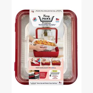Fancy Panz Premium-Set – Pfannenrahmen mit Deckel & heiße oder kalte Gelpackung – r