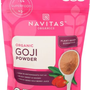 NAVITAS GOJI Pulver-Org 8 Unzen – Packung mit 1 Stück