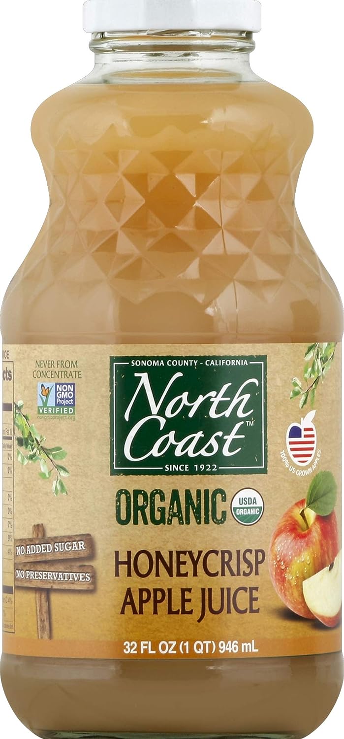 North Coast – Saft Honeycrisp Apfel Bio 32 OZ – Packung mit 6