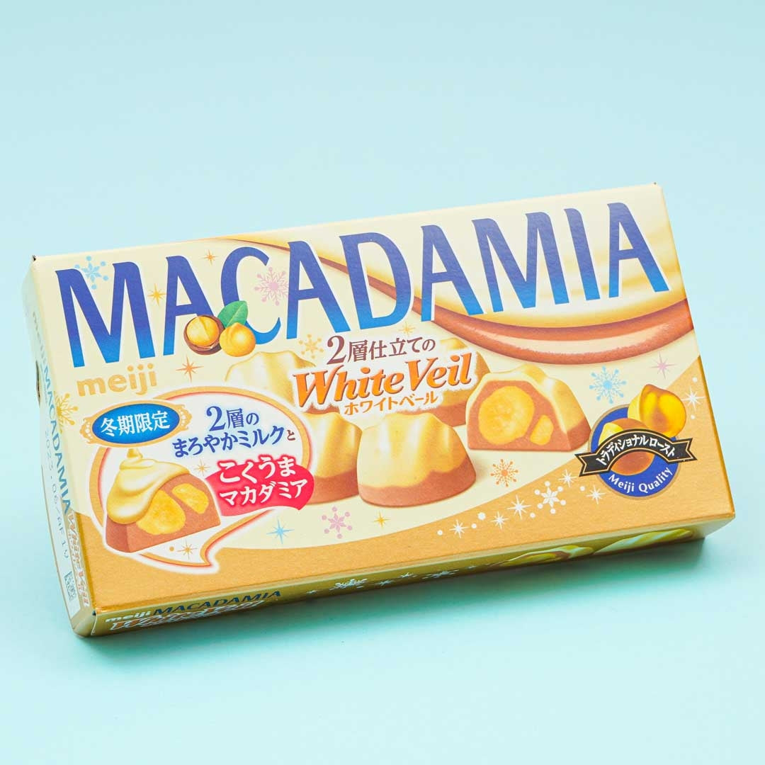 Meiji Macadamia weißer Schleier Schokolade