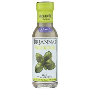 Briannas – Dressing Kräutervinaigrette mit Avocado, 10 Unzen (Packung mit 6 Stück)