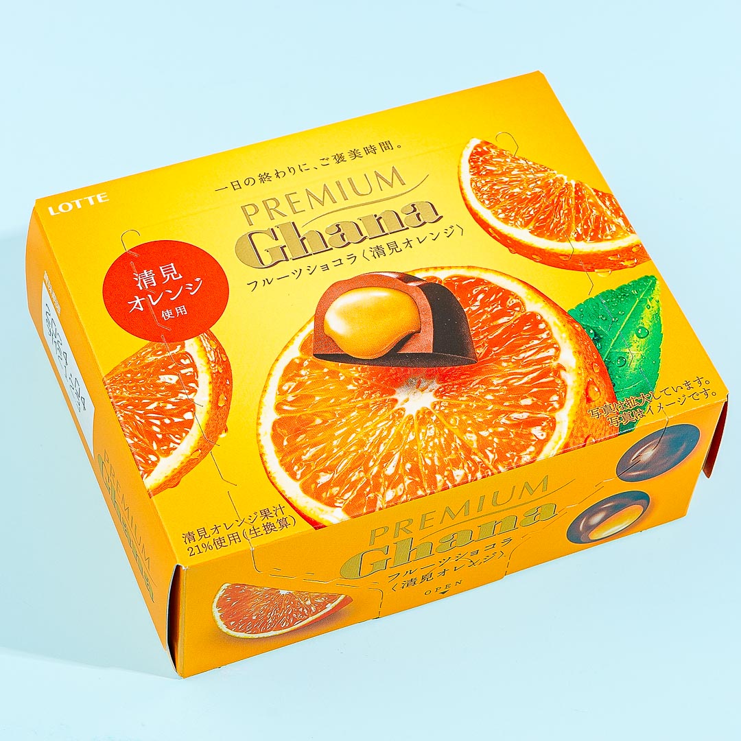 Lotte Premium Ghana Obstschokolade – Kiyomi Orange