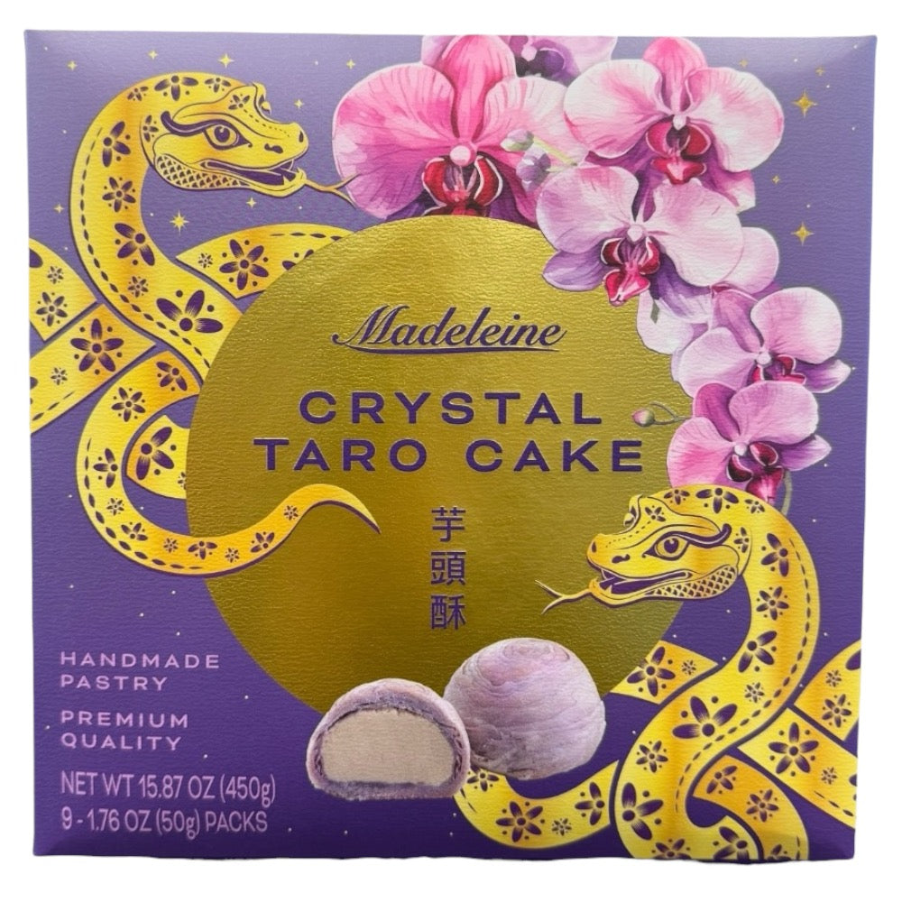 Madeleine Kristall Taro Kuchen