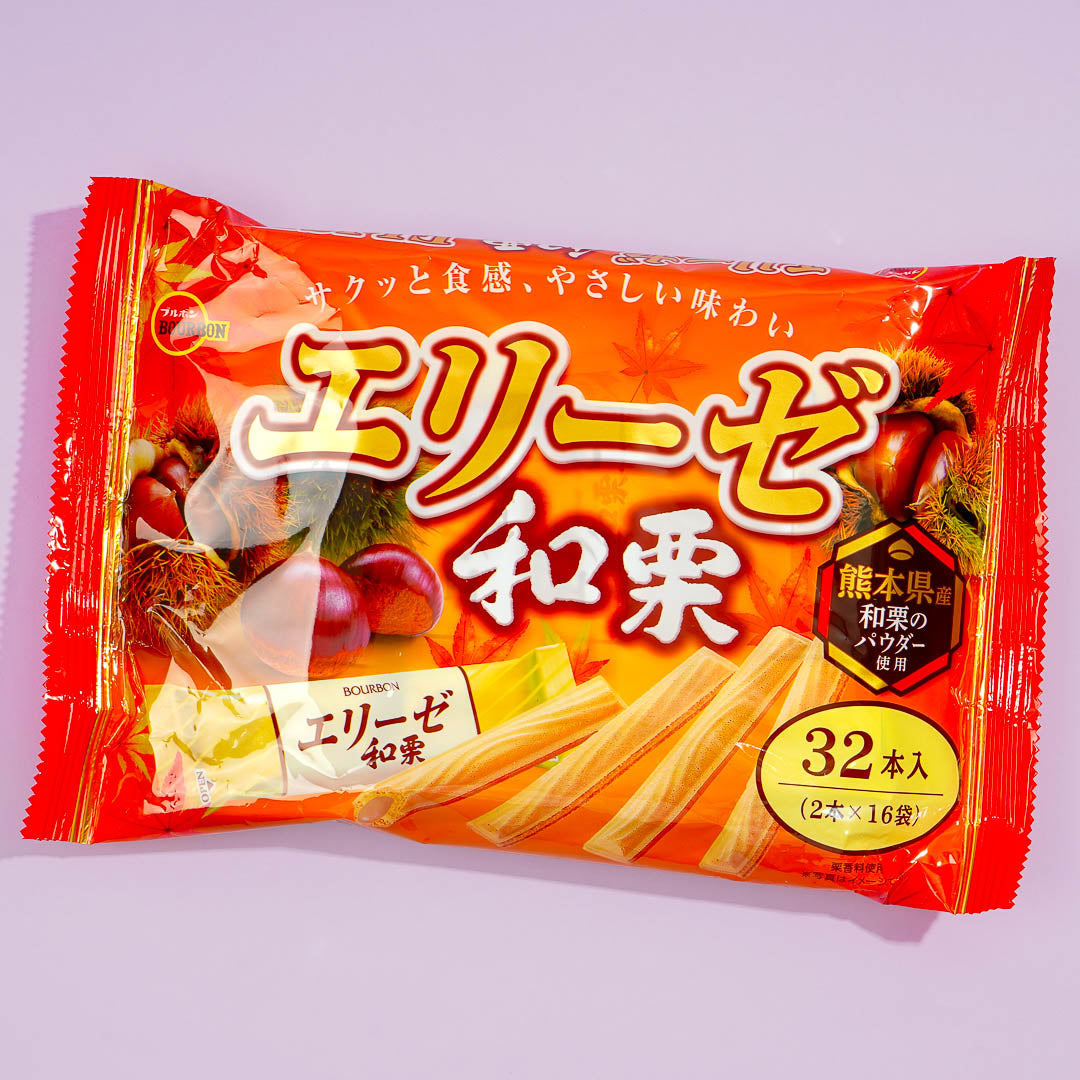 Bourbon Elise Waffel Sticks – Japanische Kastanie