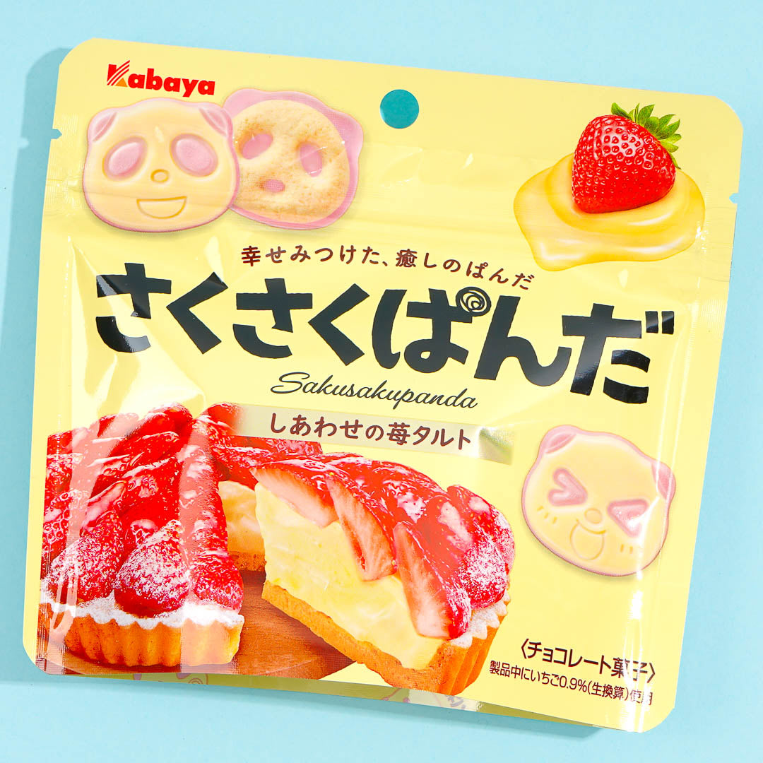 Saku Saku Panda Schokoladenkekse – Erdbeertarte