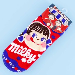 Milky Peko-Chan Patterned Socken