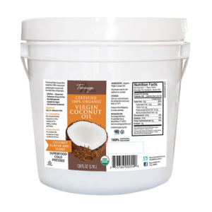 Tresomega Nutrition Bio Kokosnussöl Eimer, 128 oz