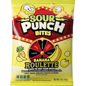 saurer Schlag beißt Bananen Roulette