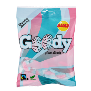 Goody Sour Ovals Himbeeren und Heidelbeeren