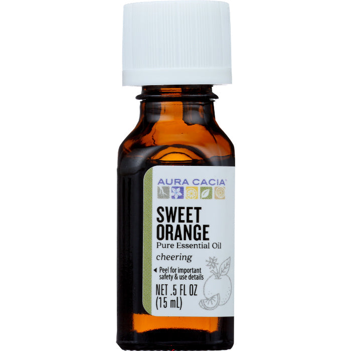 Aura Cacia Ätherisches Öl Orange süß, 0,5 oz (1 Stück)