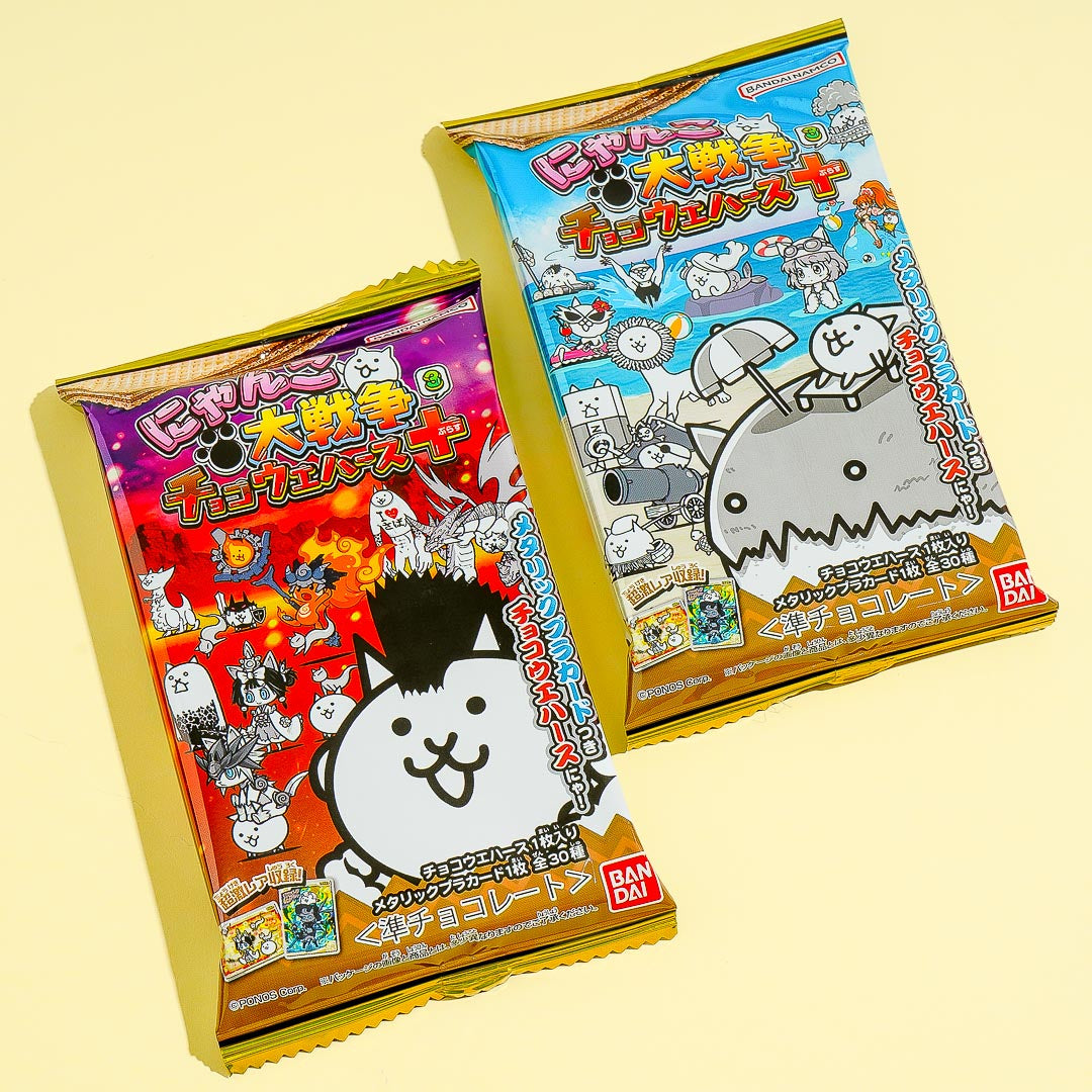 Nyanko Großer Krieg Choco Waffel mit Karte