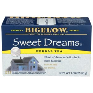 Bigelow süßen Träumen Tee, 20 Beutel, 1,09 Unzen Packung mit 6