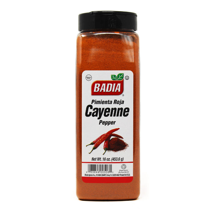 Badia Pfeffer Cayenne, 16 Oz – Packung mit 6 Stück