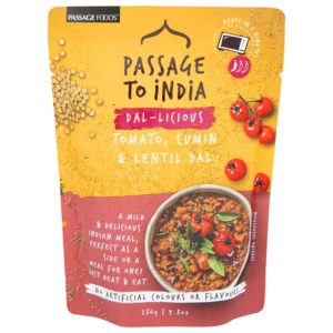 PASSAGE FOODS – Dal-licious Tomatenkümmel & Linsendal – – 280g