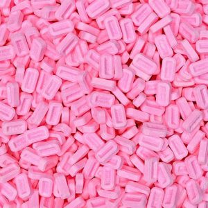 Unwrapped Pez Erdbeeren