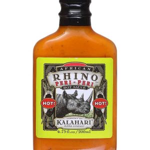 scharfe Sauce afrikanisch rhino peri peri pepper heiß 6.75 Unzen Kolben erhitzen 9 $8.9