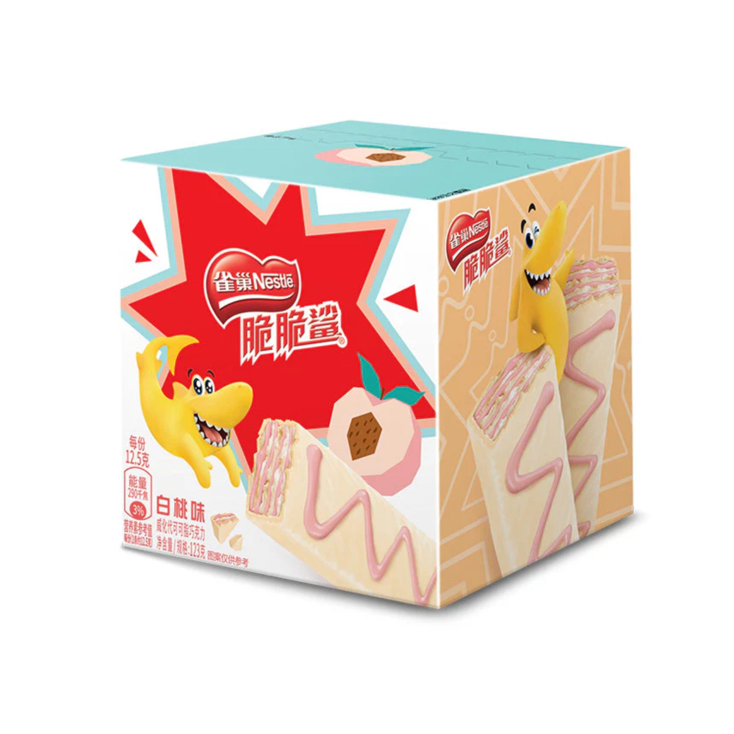 Nestle Schokoladenstäbchen Pfirsich (China)