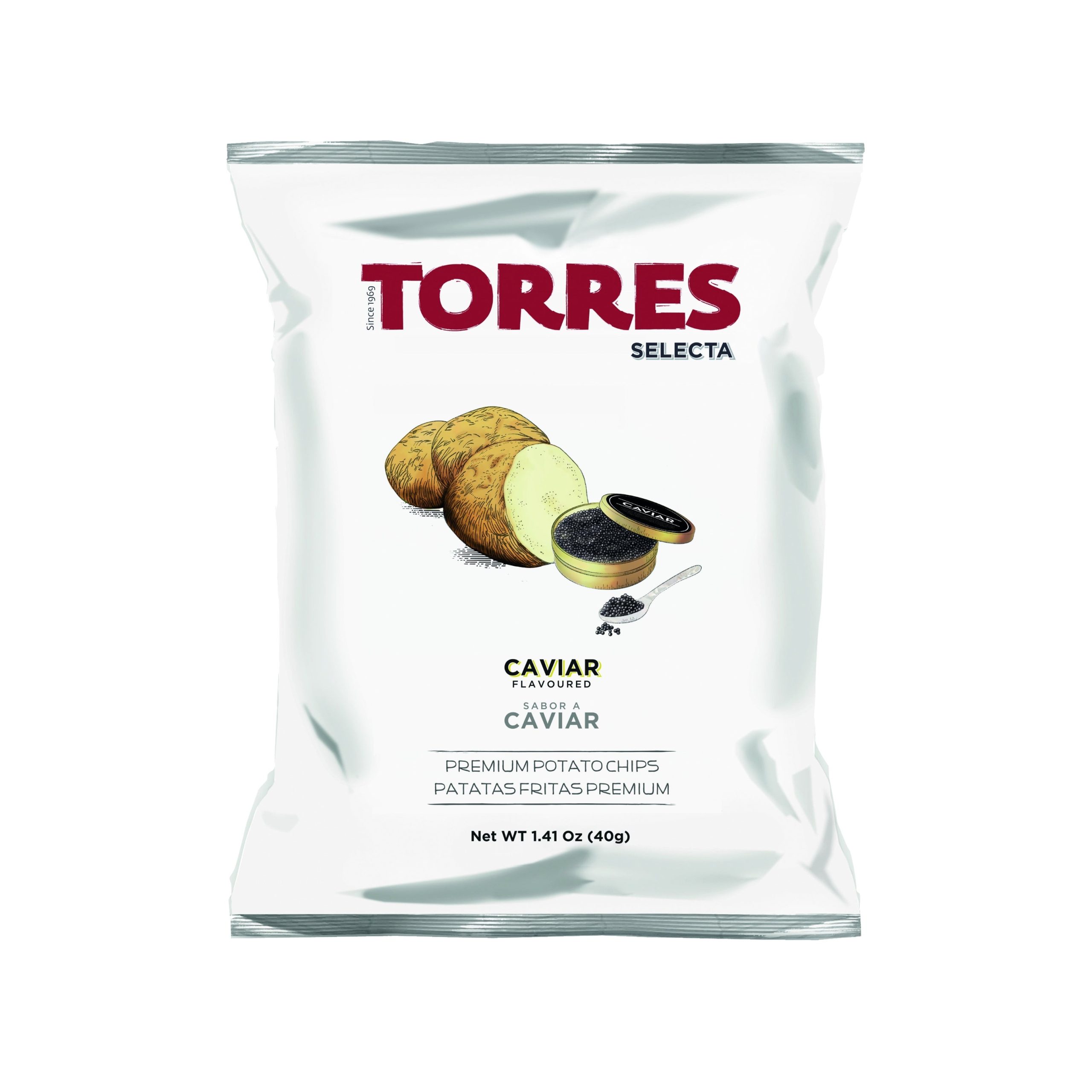 Torres Selecta Kartoffelchips Selecta Kaviar (Spanien)