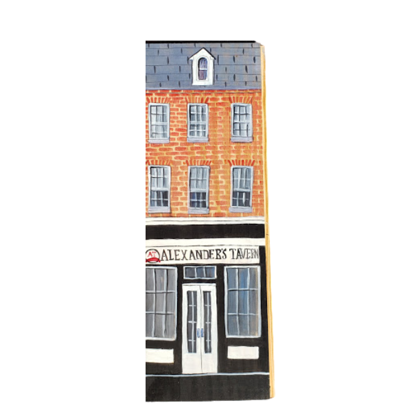 Linda Amtmann Holzplanken - Alexander's Tavern