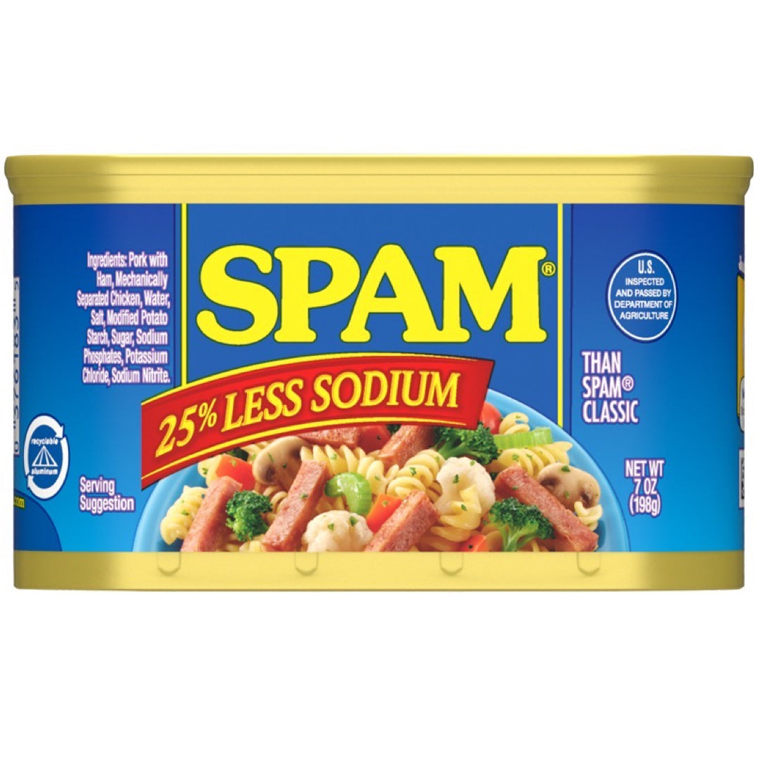Spam – 25% weniger Natrium – 7 Unzen