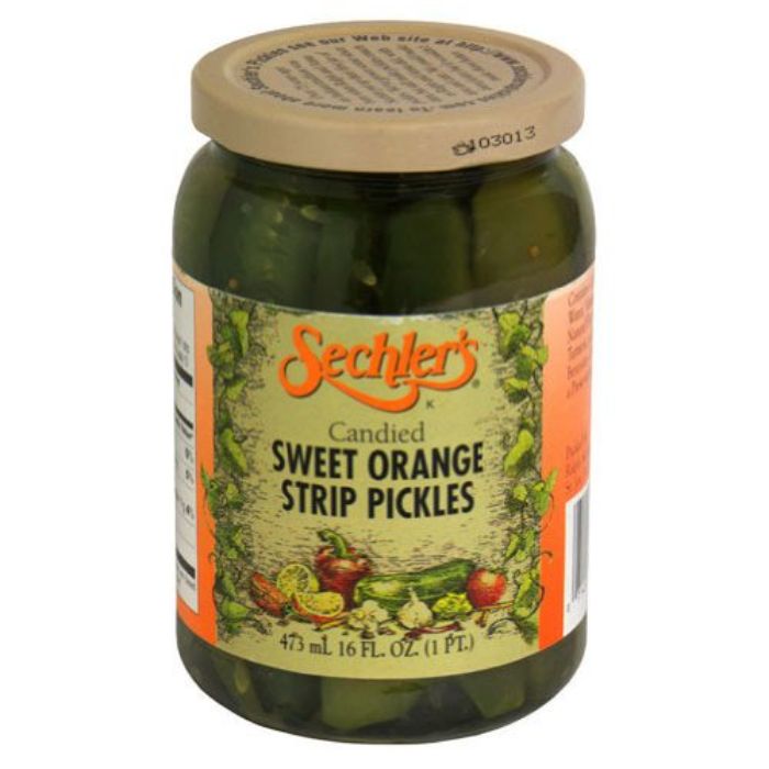 Sechler’s – Kandierte süße Orangenscheiben, 16 Oz – 6er Packung