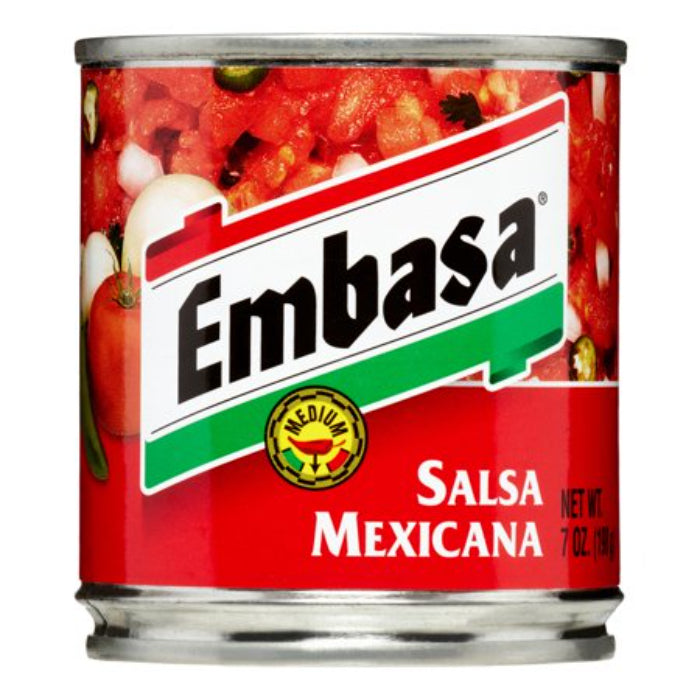 Embasa – Salsa Mexicana mittel 7 Oz – Packung mit 12 Stück