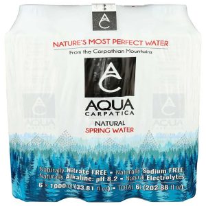 Aqua Carpatica natürliches Quellwasser, 33,81 oz – 6er Pack