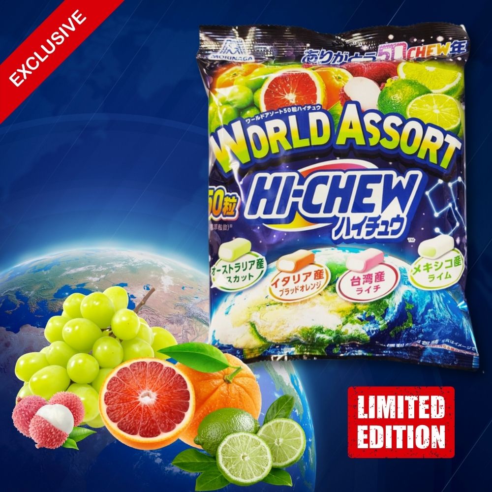 Hi-Chew Welt Sortiment groß Packung – Sonderedition