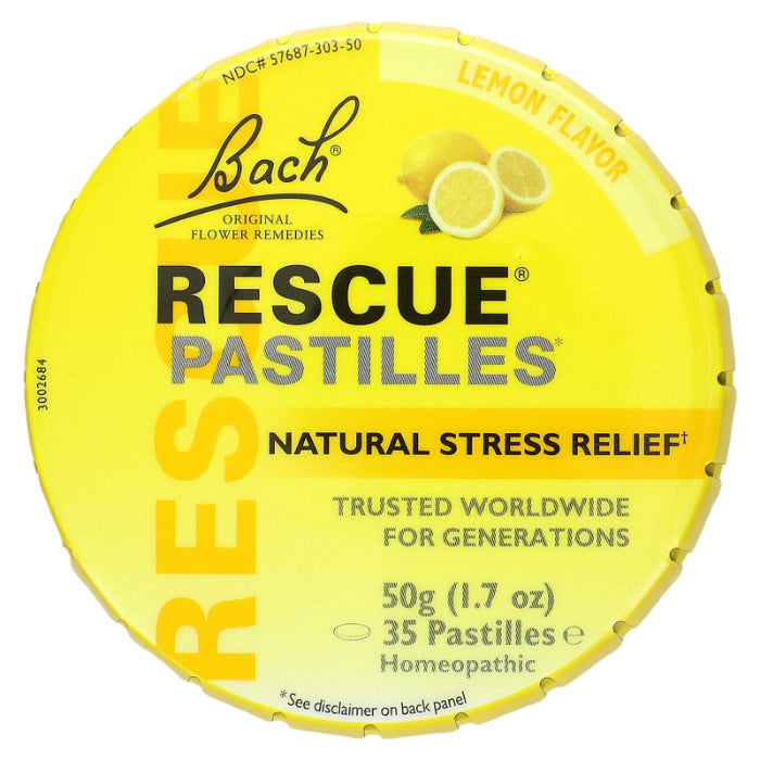Nelson Bach Rescue Pastille Zitrone 50 GM – Packung mit 12 Stück