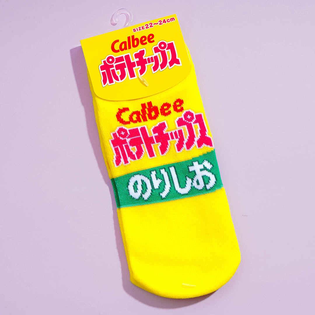 Calbee Kartoffelchips Gesalzene Algen Socken