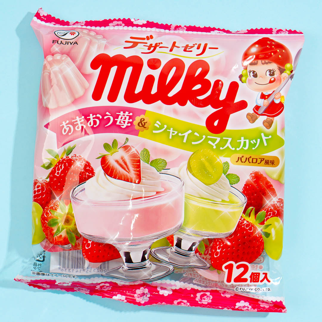 Milky Peko-Chan Jelly – Amaou Erdbeere & Muscat