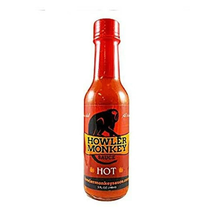 HOWLER MONKEY Sauce – Sauce HOT 5 OZ – Packung mit 6 Stück