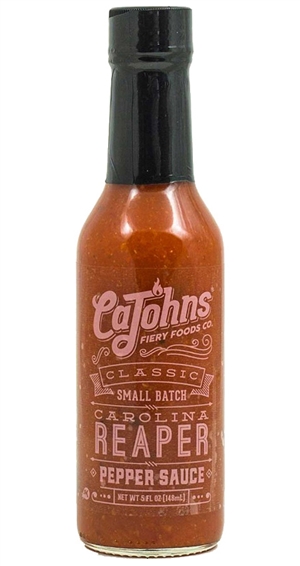 CaJohns klassische kleine Charge Carolina Reaper Pfeffer Sauce, 5oz