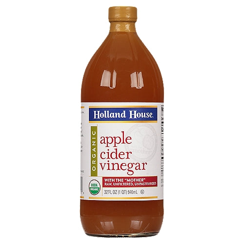 Holland House – Essig Apfelwein Bio, 32 oz – Packung mit 6 Stück