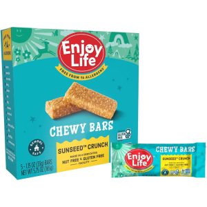 Enjoy Life – weich und kaubar Bars Glutenfreie Sonnenkern-Crunch 5 Unzen – Packung mit 1