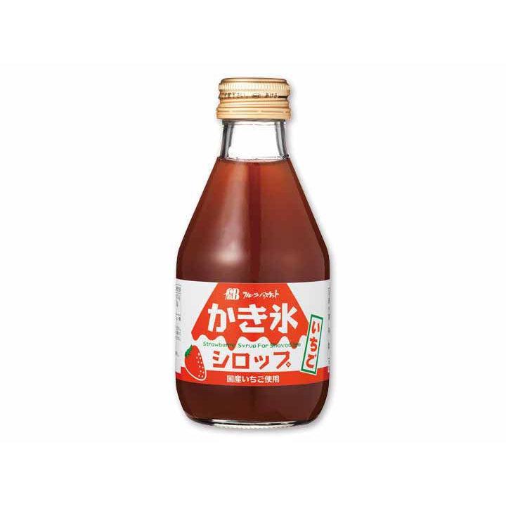 Obstkorb Erdbeere Kakigori Sirup Additiv-frei rasierte Eissirup 180ml