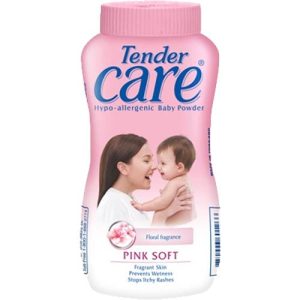 Zarte Pflege – Rosa weich – Floraler Duft – Hypoallergenes Babypuder – 100 G