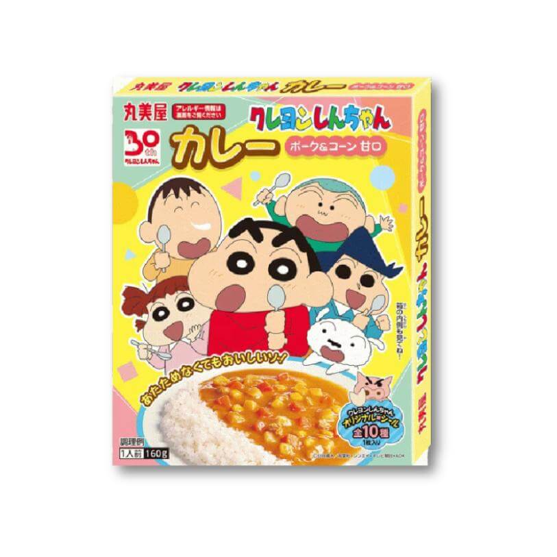 Crayon Shin-chan Instant Schweinefleisch & Mais Curry