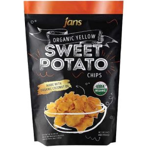 Jans Bio gelbe Süßkartoffelchips – 4 Unzen