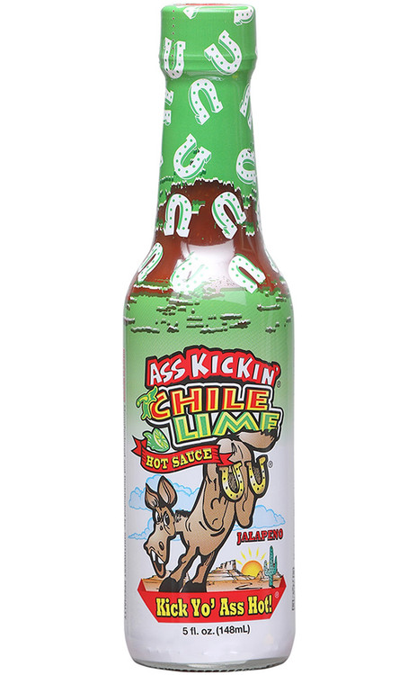 Ass Kickin’ Chile Lime scharfe Sauce. – 5oz