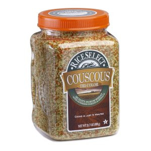 Reis Select Couscous Dreifarbige Pasta, 26,5 oz Glas