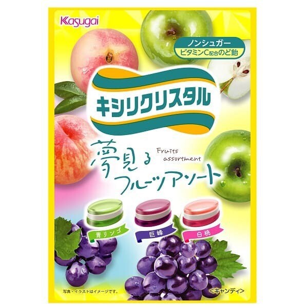 Kasugai “Xylicrystal, Früchte Sortiment”, 73g
