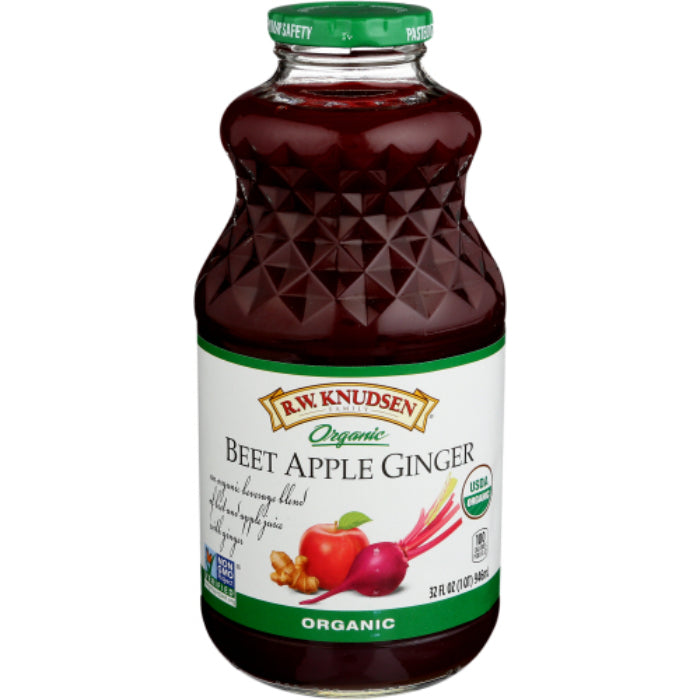 Knudsen – Apfel Ingwer Rübensaft, 32 fl oz – Packung mit 6 Stück