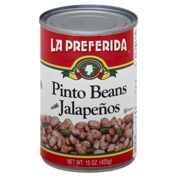 La Preferida Pinto Jalapeno Bohnen, 15 Oz – 12er Packung