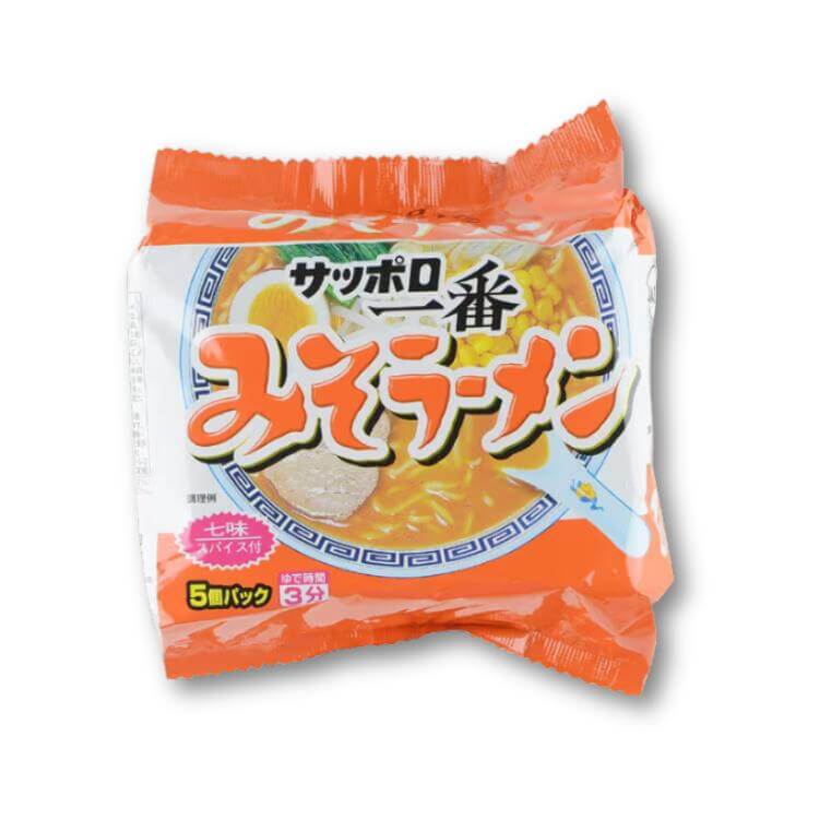 Sapporo Ichiban Miso Ramen Packung x 5