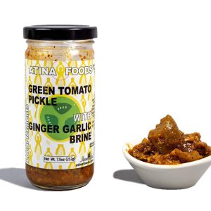 grüne Tomatengurke mit Ingwer Knoblauch Sole – 12 Gläser x – 8oz