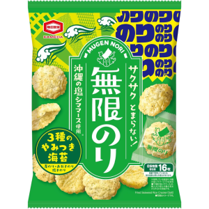 Kameda Seika Mugen Nori Seaweed Reis Cracker – in Japan hergestellt – tokyo sakura Mall – 73g
